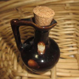 vintage mini pitcher clay glaze